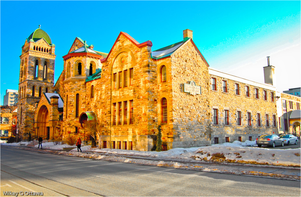 This is a picture of the exterior of a church